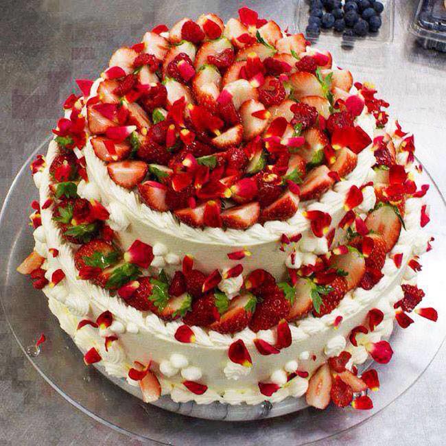 Gateau aux fraises
